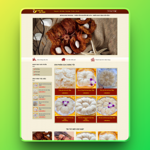 Theme wordpress yến sào 02