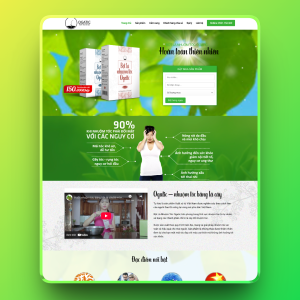 Theme wordpress bán dược phẩm 01