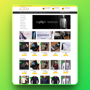 Theme wordpress bán đồ nam