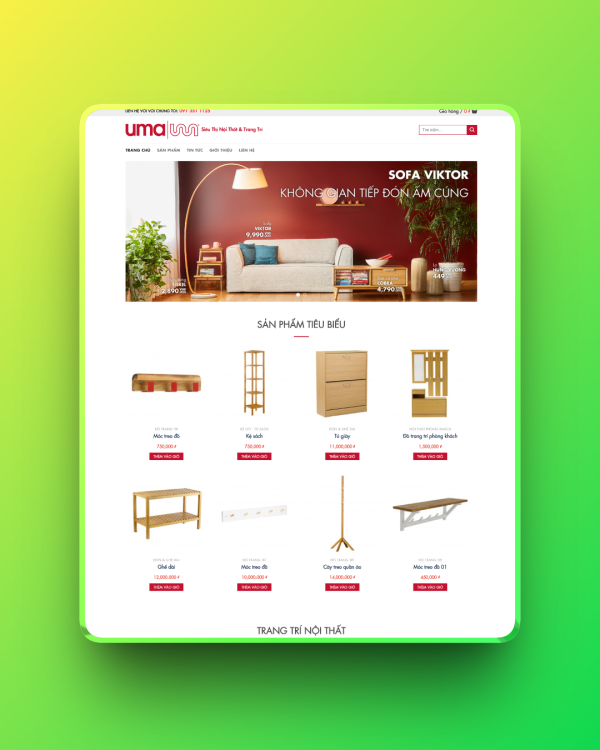 Theme wordpress nội thất xinh Theme wordpress nội thất xinh