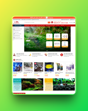 Theme wordpress bán đồ thủy sinh 01 Theme wordpress bán đồ thủy sinh 01
