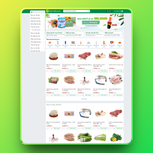 Theme wordpress bách hóa xanh