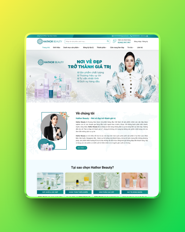 Theme wordpress mỹ phẩm 21 Theme wordpress mỹ phẩm 21