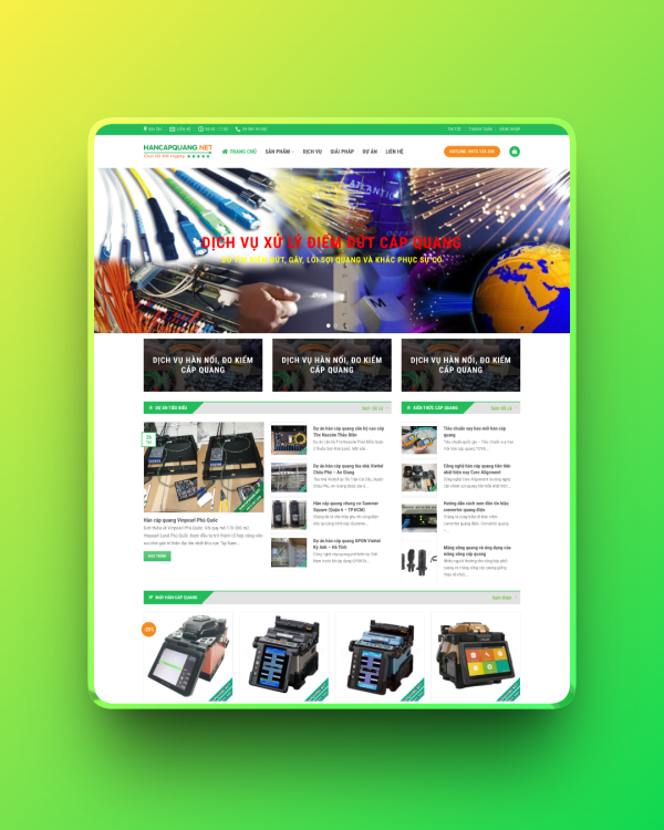 Theme wordpress hàn cáp quang Theme wordpress hàn cáp quang