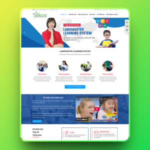 Theme wordpress trung tâm tiếng anh