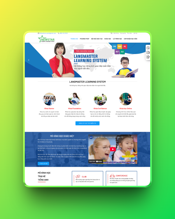 Theme wordpress trung tâm tiếng anh Theme wordpress trung tâm tiếng anh