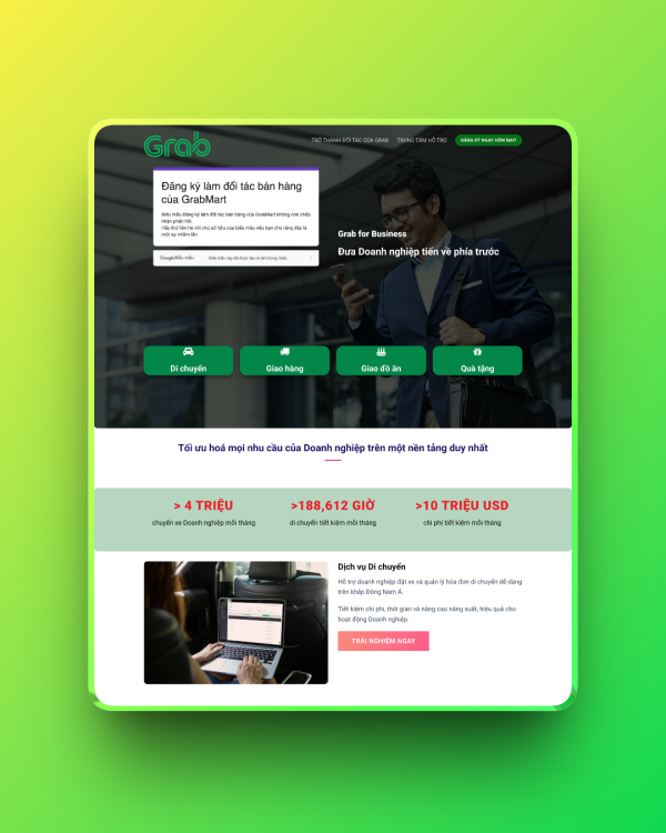 Theme wordpress landing page grab Theme wordpress landing page grab