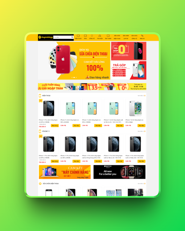 Theme wordpress thế giới di động Theme wordpress thế giới di động