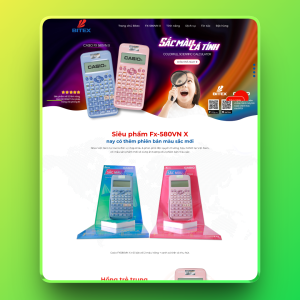 Theme wordpress giới thiếu máy tính casio