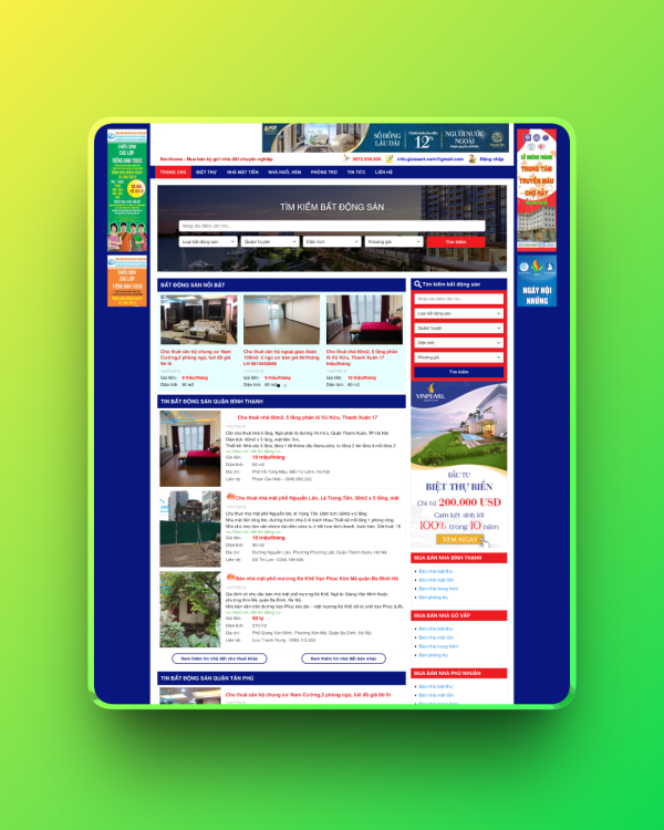 Theme wordpress bất động sản 38 Theme wordpress bất động sản 38