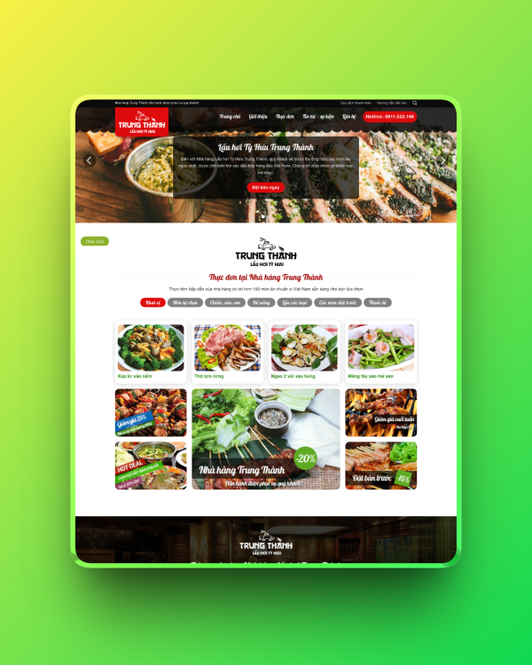 Theme wordpress nhà hàng 03 Theme wordpress nhà hàng 03