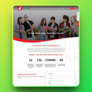 Theme wordpress trung tâm anh văn 06