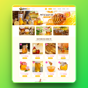 Theme wordpress bán mật ong