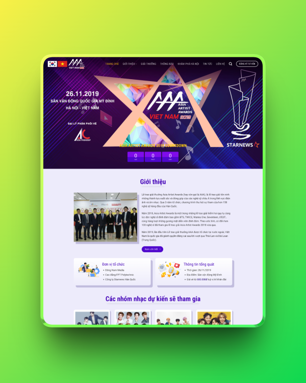Theme wordpress sự kiện 03 Theme wordpress sự kiện 03