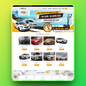 Theme wordpress dịch vụ cho thuê xe 01