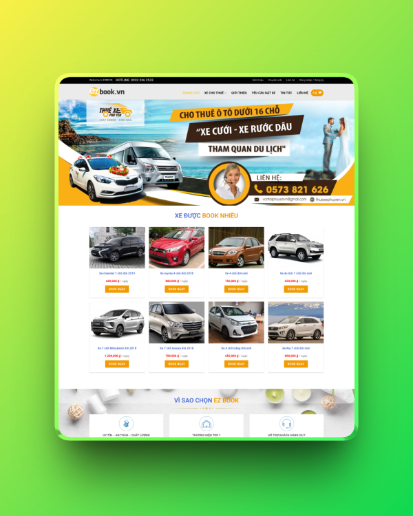 Theme wordpress dịch vụ cho thuê xe 01 Theme wordpress dịch vụ cho thuê xe 01