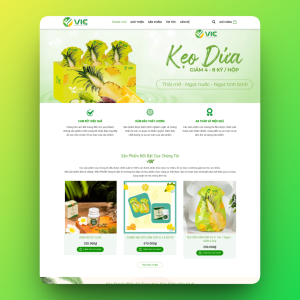 Theme wordpress bán kẹo dứa