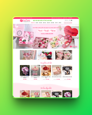 Theme wordpress bán hoa tươi 02 Theme wordpress bán hoa tươi 02