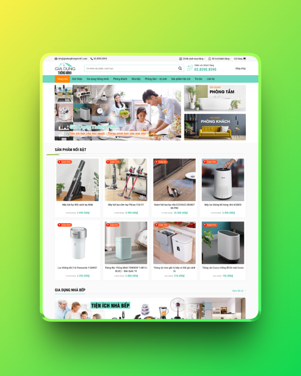 Theme wordpress bán đồ gia dụng Theme wordpress bán đồ gia dụng