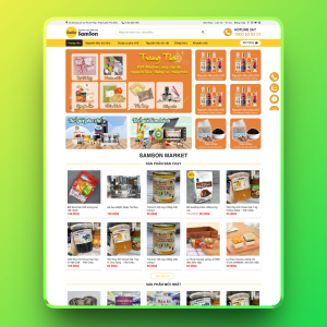 Theme wordpress bán nguyên liệu