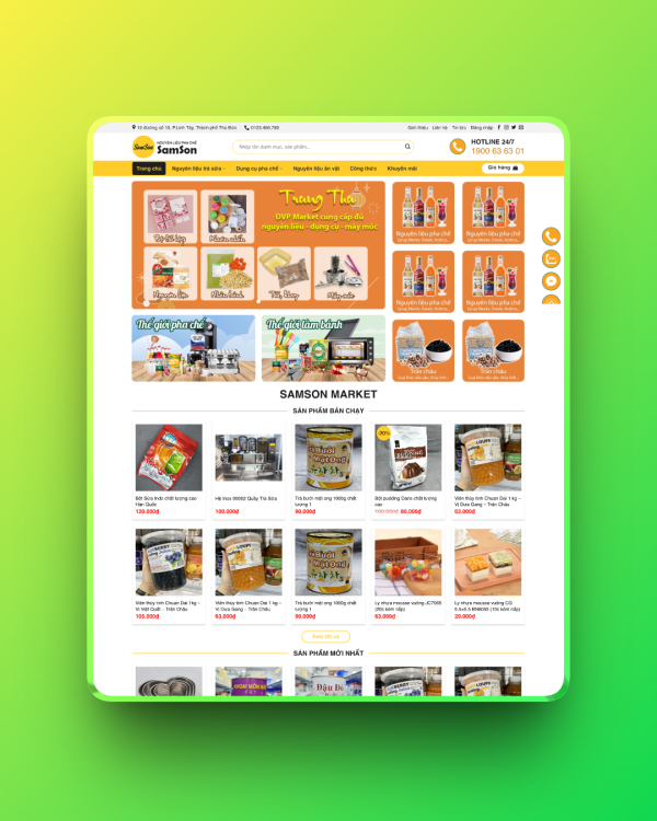 Theme wordpress bán nguyên liệu Theme wordpress bán nguyên liệu