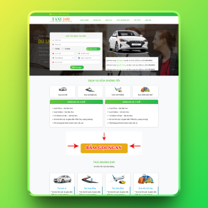 Theme wordpress dịch vụ taxi