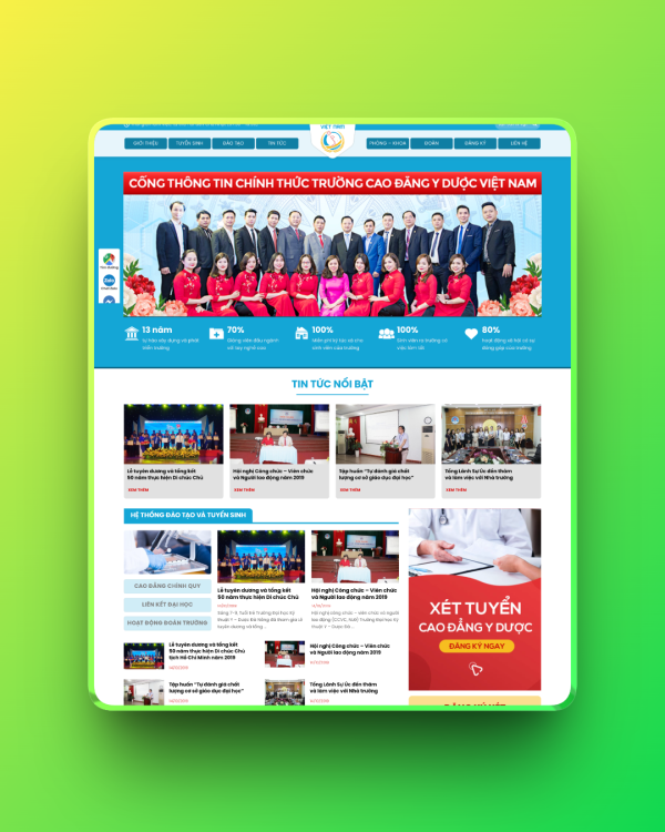 Theme wordpress trường học 01 Theme wordpress trường học 01