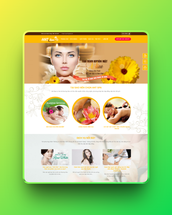 Theme wordpress Spa 02 Theme wordpress Spa 02