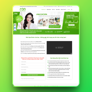 Theme wordpress khóa học Spa