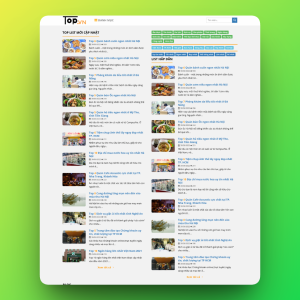 Theme wordpress giống toplist