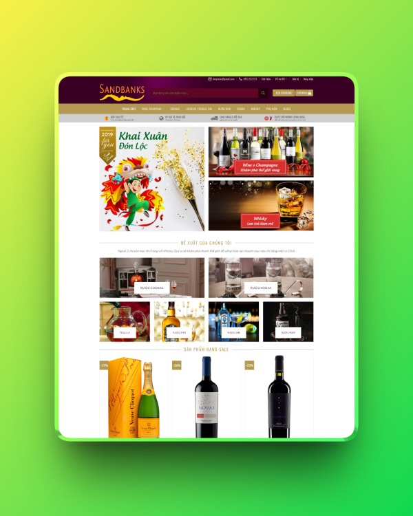 Theme wordpress shop rượu Theme wordpress shop rượu