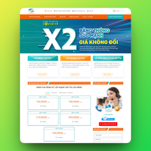 Theme wordpress bán gói cước Viettel