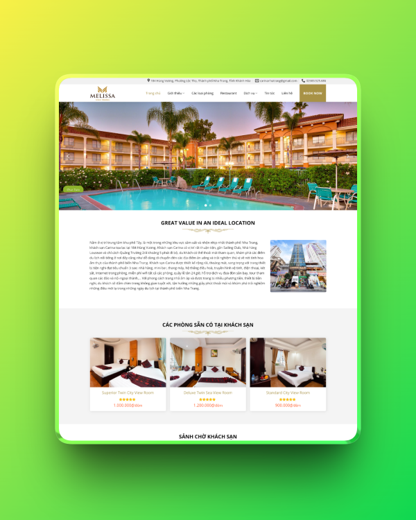 Theme wordpress khách sạn 03 Theme wordpress khách sạn 03