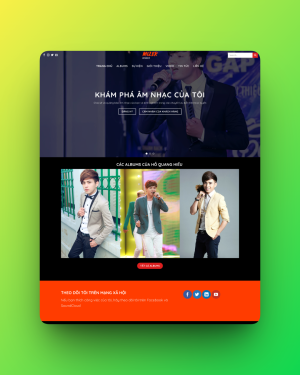 Theme wordpress giới thiệu ca sỹ Theme wordpress giới thiệu ca sỹ