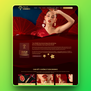 Theme wordpress bán son môi đẹp