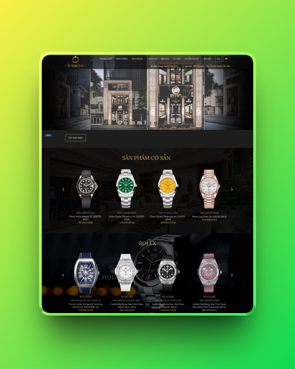 Theme wordpress bán đồng hồ 03 Theme wordpress bán đồng hồ 03