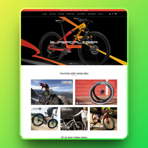 Theme wordpress bán xe đạp 02