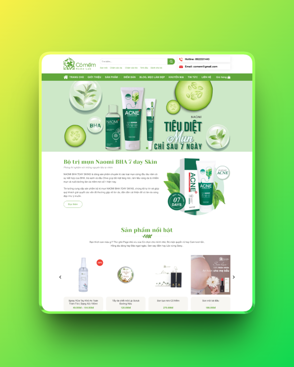 Theme wordpress mỹ phẩm 12 Theme wordpress mỹ phẩm 12