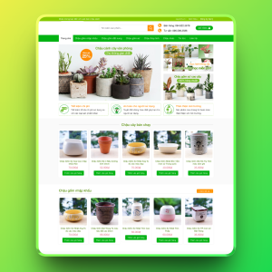 Theme wordpress bán chậu cây