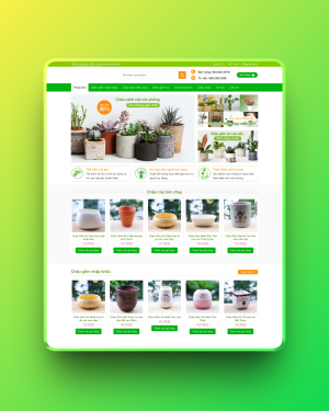 Theme wordpress bán chậu cây Theme wordpress bán chậu cây