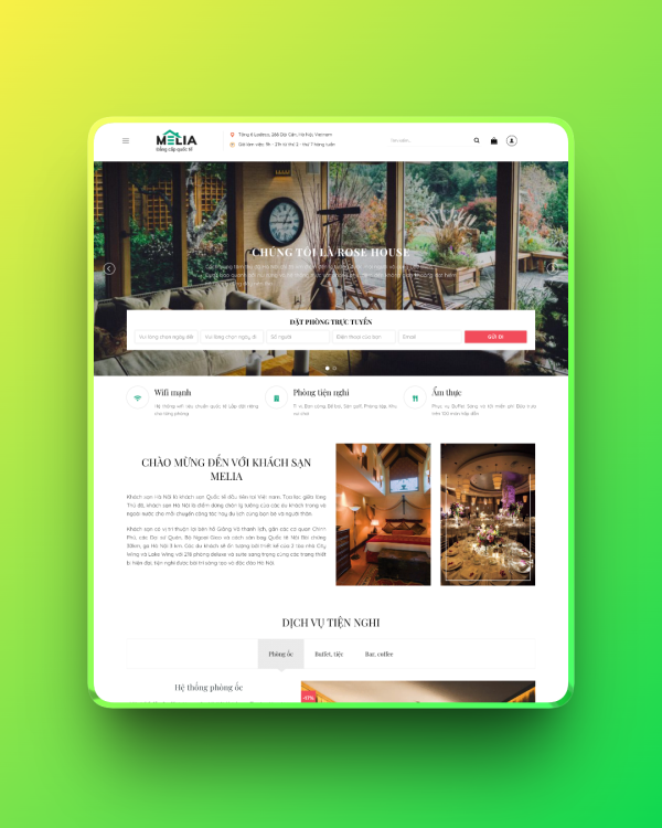 Theme wordpress giới thiệu khách sạn Theme wordpress giới thiệu khách sạn