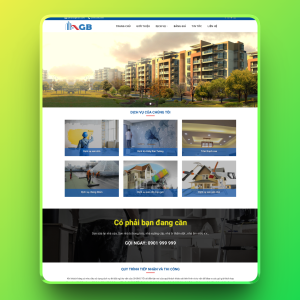 Theme wordpress dịch vụ sửa chữa nhà, cải tạo nhà