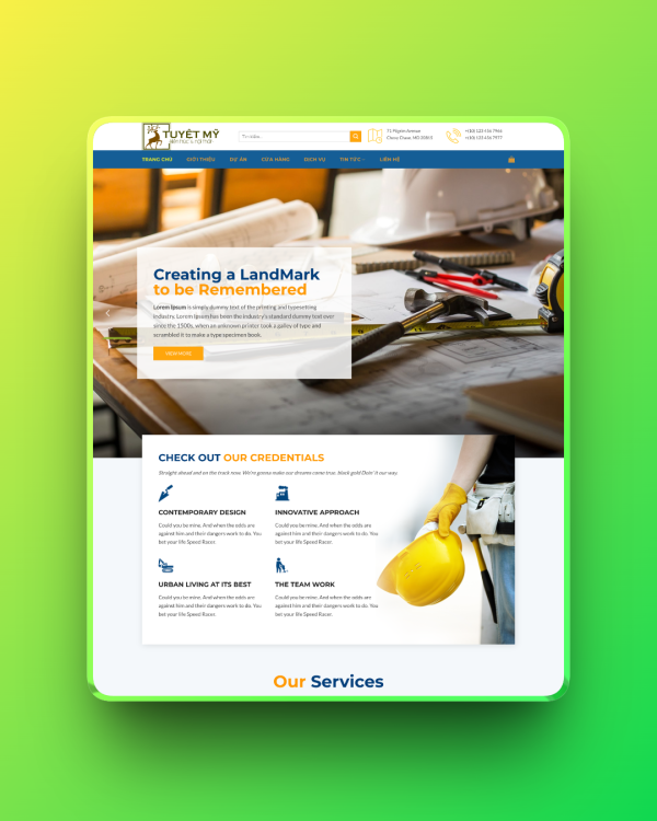 Theme wordpress công ty xây dựng Theme wordpress công ty xây dựng