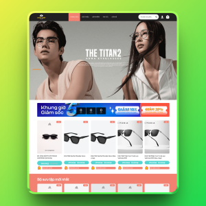 Theme wordpress shop bán mắt kính thời trang