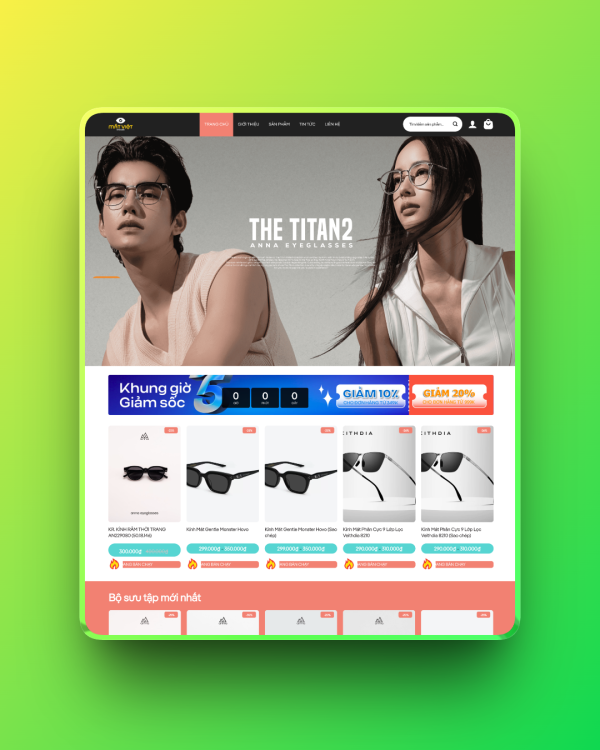 Theme wordpress shop bán mắt kính thời trang Theme wordpress shop bán mắt kính thời trang