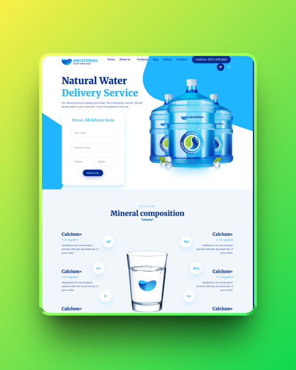 Theme wordpress nước aqua Theme wordpress nước aqua