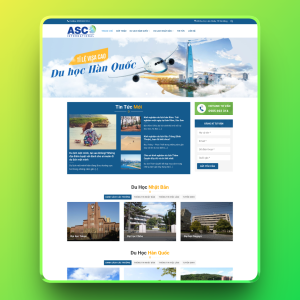 Theme wordpress du học hàn quốc