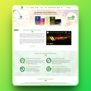 Theme wordpress thực phẩm chức năng 01
