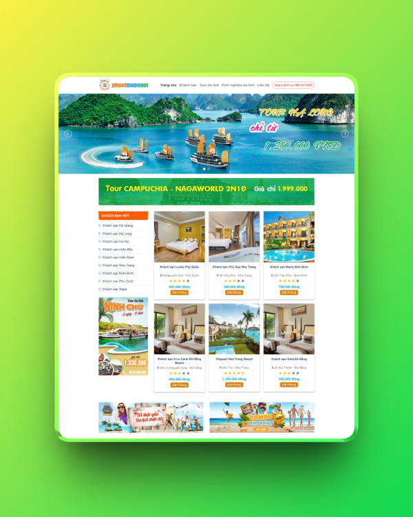 Theme wordpress du lịch 02 Theme wordpress du lịch 02