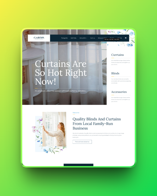 Theme wordpress bán rèm cửa 03 Theme wordpress bán rèm cửa 03